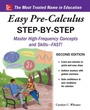 Cover: Easy Pre-Calculus Step-by-Step, Second Edition - McGraw-Hill Education