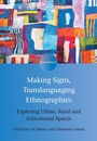 Cover: Making Signs, Translanguaging Ethnographies - Multilingual Matters