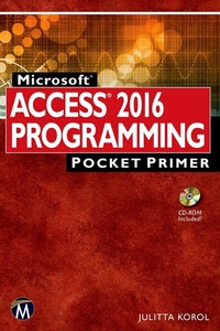 Abbildung von: Microsoft Access 2016 Programming Pocket Primer - Mercury Learning & Information