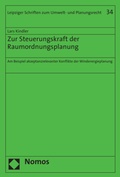 Abbildung von: Zur Steuerungskraft der Raumordnungsplanung - Nomos