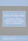 Cover: Ratio et res ipsa - Cambridge Philological Society
