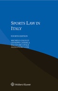 Cover: Sports Law in Italy - Kluwer Law International
