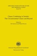 Cover: Clause Combining in Semitic: The Circumstantial Clause and Beyond - Harrassowitz Verlag