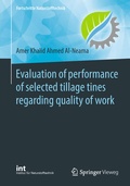 Cover: Evaluation of performance of selected tillage tines regarding quality of work - Springer Vieweg