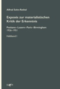 Cover: Expos&eacute;s zur materialistischen Kritik der Erkenntnis - &ccedil;a-ira-Verlag