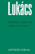 Cover: Werke Band 1 (1902-1918) - Aisthesis