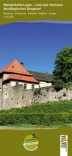 Cover: Wanderkarte Lippe: Land des Hermann - Nordlippisches Bergland - Bonifatius Verlag