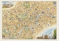 Abbildung von: The Hand Drawn Map of London - Fine Art Maps