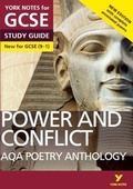 Cover: AQA Poetry Anthology - Power and Conflict: York Notes for GCSE (9-1) - Pearson Education Limited