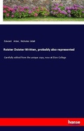 Cover: Roister Doister Written, probably also represented - Hansebooks