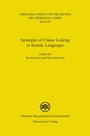 Cover: Strategies of Clause Linking in Semitic Languages - Harrassowitz Verlag