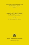 Cover: Strategies of Clause Linking in Semitic Languages - Harrassowitz Verlag