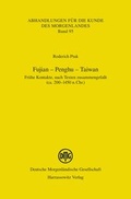 Cover: Fujian - Penghu - Taiwan - Harrassowitz Verlag