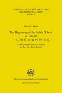 Abbildung von: The Beginning of the Subtle School of Taoism - Harrassowitz Verlag