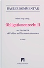 Cover: Obligationenrecht II - Helbing & Lichtenhahn