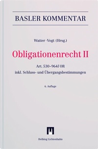 Enlarge image Cover: Obligationenrecht II - Helbing & Lichtenhahn