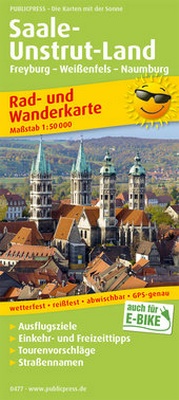 Abbildung von: Saale-Unstrut-Land, Freyburg - Weißenfels - Naumburg - Freytag-Berndt und ARTARIA