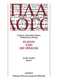 Enlarge image Cover: Platon und die Sprache - Morphé-Verlag Tübingen