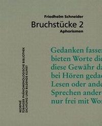 Abbildung von: Bruchstücke 2 - Morphé-Verlag Tübingen