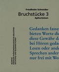 Cover: Bruchst&uuml;cke 3 - Morph&eacute;-Verlag T&uuml;bingen