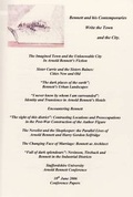 Cover: Bennett and His Contemporaries, Writhe the Town and the City - Arnold Bennett Society