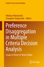 Cover: Preference Disaggregation in Multiple Criteria Decision Analysis - Springer