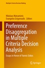 Cover: Preference Disaggregation in Multiple Criteria Decision Analysis - Springer