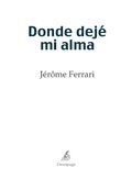 Cover: Donde dej&eacute; mi alma - Editorial Demipage