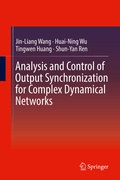 Cover: Analysis and Control of Output Synchronization for Complex Dynamical Networks - Springer