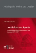Cover: Architektur aus Sprache - Erich Schmidt Verlag