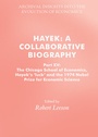 Cover: Hayek: A Collaborative Biography - Palgrave Macmillan