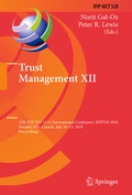 Cover: Trust Management XII - Springer