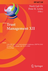 Abbildung von: Trust Management XII - Springer