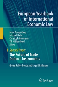 Enlarge image Cover: The Future of Trade Defence Instruments - Springer