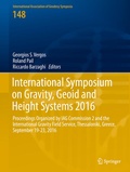 Cover: International Symposium on Gravity, Geoid and Height Systems 2016 - Springer