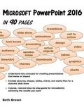 Cover: Microsoft PowerPoint 2016 In 90 Pages - Belleyre Books