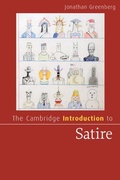 Cover: The Cambridge Introduction to Satire - Cambridge University Press