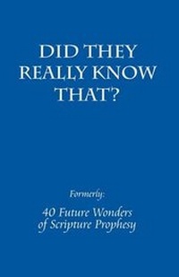 Enlarge image Cover: Did They Know That? - Faith2Survive