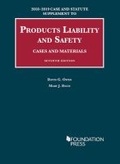 Cover: Products Liability and Safety, Cases and Materials, 2018-2019 Case and Statute Supplement - West Academic Press