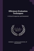 Cover: Efficiency Evaluation Techniques - Palala Press