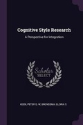 Cover: Cognitive Style Research - Palala Press