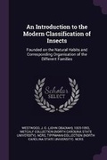 Cover: An Introduction to the Modern Classification of Insects - Palala Press