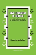 Bild: Civil Litigation in Nigeria. A Quick Reference Guide to Practice and Procedure - Malthouse Press