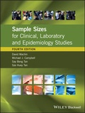Cover: Sample Sizes for Clinical, Laboratory and Epidemiology Studies - Wiley