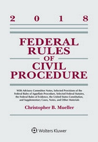 Abbildung von: Federal Rules of Civil Procedure - Aspen Publishers