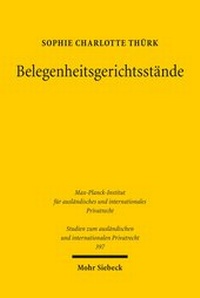 Abbildung von: Belegenheitsgerichtsstaende - Mohr Siebeck