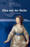 Cover: Elisa von der Recke - Universit&auml;tsverlag Winter