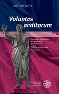 Cover: 'Voluntas auditorum' - Universit&auml;tsverlag Winter