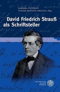 Cover: David Friedrich Strau&szlig; als Schriftsteller - Universit&auml;tsverlag Winter