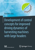 Cover: Development of control concepts for improved driving dynamics of harvesting machines with large headers - Springer Vieweg